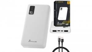 Powerbank Power bank, USB-C Extralink EPB-098W 10000mAh Biały