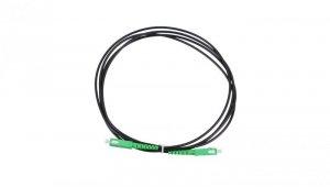 Patchcord Jednomodowy, Simplex, 3mm, 1m Extralink SC/APC-SC/APC Czarny