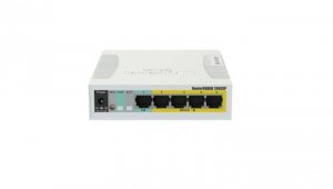 Switch CSS106-1G-4P-1S, 5x RJ45 1000Mb/s, 1x SFP, 4x Passive PoE MikroTik RB260GSP