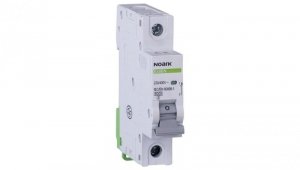 Wyłącznik nadprądowy S bezpiecznik 1-fazowy C25 (C 25A) 1-biegunowy 1P (230/400V AC) 1-modułowy NOARK
