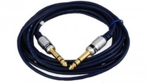 VITALCO MK61 Kabel instrumentalny Audio Jack 6,3mm Stereo (wtyk / wtyk) 3m 41.2316