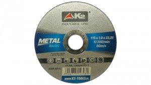 Tarcza do cięcia metalu BASIC 115 x 1,0mm (25 szt.)
