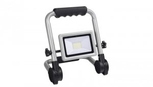 Oprawa przenośna Flexi 30W LED, składany stojak, 2400lm, 4000K, 1,5m guma, srebrna / 47993
