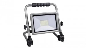 Oprawa przenośna Flexi 50W LED, 4000lm, 4000K, 1,5m guma, składany stojak, srebrna / 47994