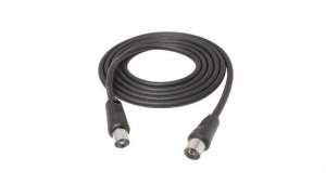 Kabel antenowy wtyk / gniazdo 3m czarny LB0159 LIBOX