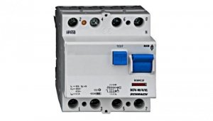 Wyłącznik różnicowoprądowy 40A/3+n/100mA/typ AC,6kA Seria BC