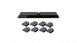 Konwerter HDMI 1x8 1080p 60Hz do 40m po kablu sieciowym Kat6 IR PoC IDATA EX-HL81TY