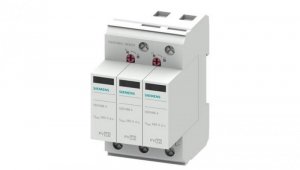 Ogranicznik przepięć Typ 2 do instalacji fotowoltaicznych 3P 1000 V DC Iimp 15kA Imax 40kA SENTRON 5SD7483-0KK02