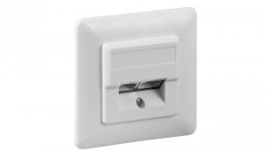 Gniazdo komputerowe 2xRJ45 kat.5e ekranowane FTP podtynkowe