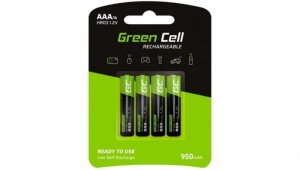 Akumulator Ni-MH R03 AAA 950mAh 1,2V (Ready 2 Use) Green Cell 3x BLISTER 4szt.