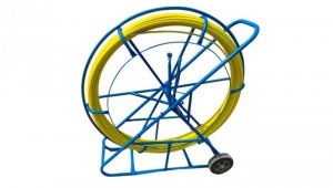 Pilot z włókna szklanego FRP do przeciągania kabli Ø13mm, 250m, z kółkami Q-LANTEC