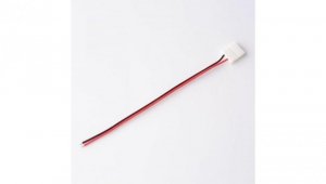 Złączka LED MONO 10mm jednostronna z przewodem