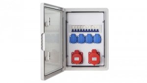 RSZ ROZDZIELNIA ELEKTRYCZNA ROZDZIELNICA BUDOWLANA SKRZYNKA ABS 32A 16A RSZ12-114C114