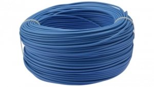Przewód instalacyjny H07V-K / LgY 1,5 750V niebieski linka giętka Elektrokabel 25m