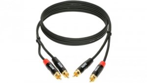 KLOTZ Kabel Audio 2x RCA Cinch (wtyk) / 2x RCA Cinch (wtyk) 0,6m