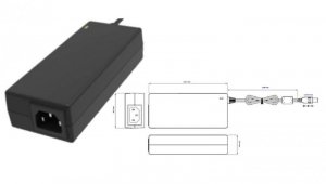 POSC19473D-2555-C14 zasilacz Desktop 90W 19V 4.73A z wtykiem DC - 5.5x2.5mm