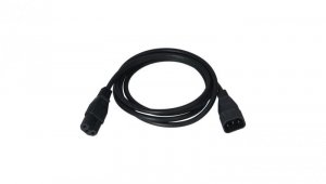 Przedłużacz serwerowy kabel zasilający (230V 10A) do komputerów, serwerów i zasilaczy UPS złącza IEC320 (C14) - IEC320 (C15) cza