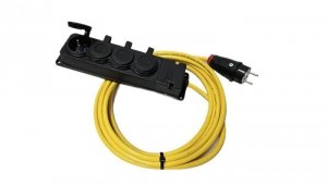 EXTREME Przedłużacz 3x1,5 PUR H07BQ-F 25m 4-fach 1316725