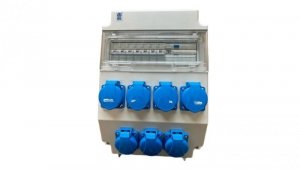 Rozdzielnica elektryczna 7x 230V z bezpiecznikami HAGER FI/ 3 fazy 95H-1