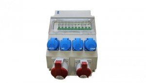 Rozdzielnica elektryczna CEE 32A 16A 230V z bezpiecznikami 97V-1