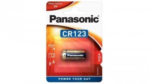 Bateria CR123A PANASONIC (blister 1 szt.)