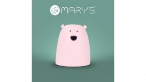 MARYS LAMPKA LED MIŚ MAŁY RÓŻOWY RGB+WW /NB