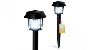 Latarenka Solarna Ogrodowa LED Wbijana IP44 33cm Czujnik Zmierzchu ASTRUM LUMILED