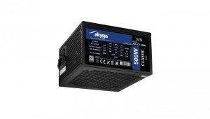 ATX power supply 500W Akyga AK-B1-500 P4 PCI-E 6+2 pin 3x SATA 2x Molex PPFC FAN 12cm