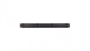 Patch panel RACK 19 kat.6 48p UTP z półką 1U ATEL