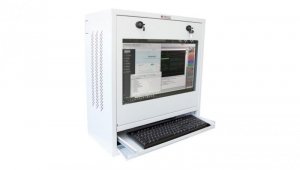 Szafa na komputer przemysłowy PC i monitor LED/LCD 22 cale biała ICRLIM10W