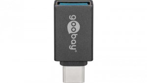 USB-C™ USB A OTG SuperSpeed ​​Adapter do podłączenia kabli ładowania 3.0 Szary - Wersja kolorystyczna Szary