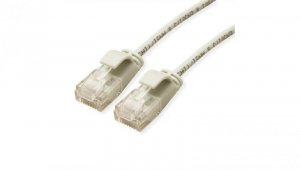 ROLINE UTP Data Center Patch Cord Cat.6A (Class EA), LSOH, bardzo cienki, szary, 1,5 m