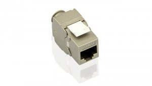 VALUE Cat.6A (Class EA) Keystone, RJ-45, ekranowany, beznarzędziowy, SLIM.