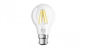 Żarówka LED A60 B22d 6.5W = 60W 806lm 2700K Ciepła FILAMENT Biała LEDVANCE