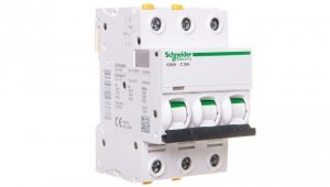 Wyłącznik nadprądowy 3P C 25A 10kA AC iC60H-C25-3 A9F07325