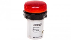 Lampka sygnalizacyjna MB z LED, monoblok, 230V AC, czerwona T0-MBSP220K