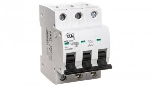 Wyłącznik nadprądowy 3P C 50A 6kA AC KMB6-C50/3 VDE 23169