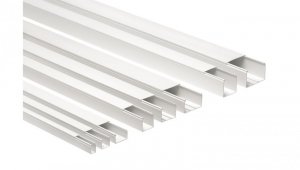 Kanał kablowy z pokrywą CP 100x40 biały /2m/ ECCP10040B