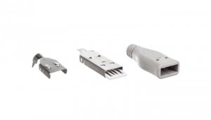 Wtyczka naprawcza USB-A /do zlutowania/ 12025