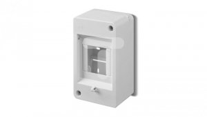 Rozdzielnica modułowa 1x3 natynkowa IP30 MINI S-3 z pokrywą dymną 2303-01
