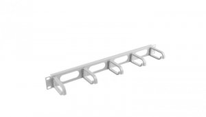 Organizer kabli 19 1U z 5 uchwytami - typ B szary AK-1205-S