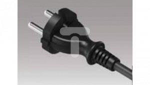 Przewód przyłączeniowy z wtyczką PP-21 b/u 2m H05RR-F 2x1