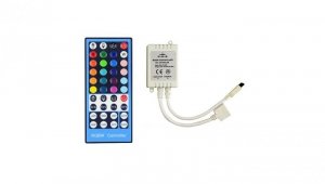 Kontroler RGBW 40 key IR do taśma led 8A 96W
