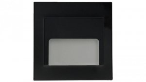Oprawa Ontario czarna 1,5W 12VDC zimna 9 led smd 3014 kwadrat do puszki fi 60