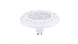 Żarówka ES111 gu10 15 led 8,9W W/WW 30s ciepła biała AR111 biała obudowa