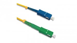 Qoltec Patchcord światłowodowy SC/APC - SC/UPC Singlemode 9/125 G652D Simplex 10m