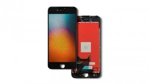 Qoltec Wyświetlacz dotykowy LCD do iPhone 7 ramka czarna