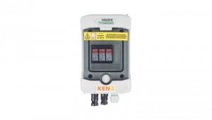 Skrzynka przyłączeniowa hermetyczna z ogranicznikiem przepięć DC, 1000V, typ 1+2, 1x łańcuch PV, 1x MPPT SH-5 DC