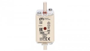 Wkładka bezpiecznikowa NH00 100A gG 500V 004182214 /3szt./