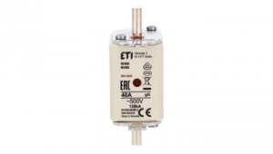 Wkładka bezpiecznikowa NH00 40A gG 500V 004182210 /3szt./